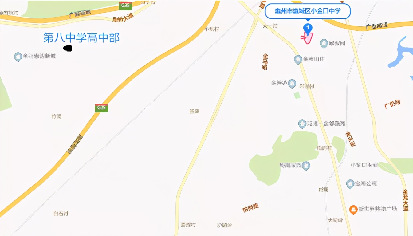 惠州市八中新校区选址在哪里,惠州八中新建高中部老校区要撤吗