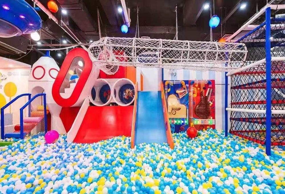 儿童乐园室内大型滑滑梯海洋球,儿童乐园海洋球滑滑梯30平价格