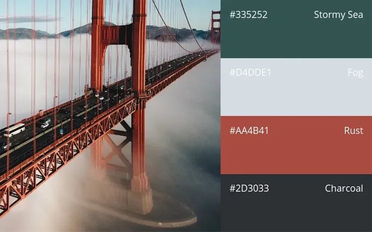 100种颜色组合及如何应用（三、旅行篇）