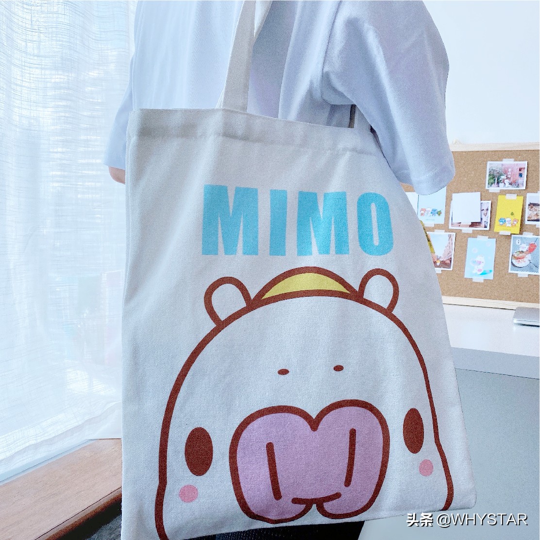 韩系帆布包ins慵懒风小众有拉链,适合学生党的ins帆布包原创小众