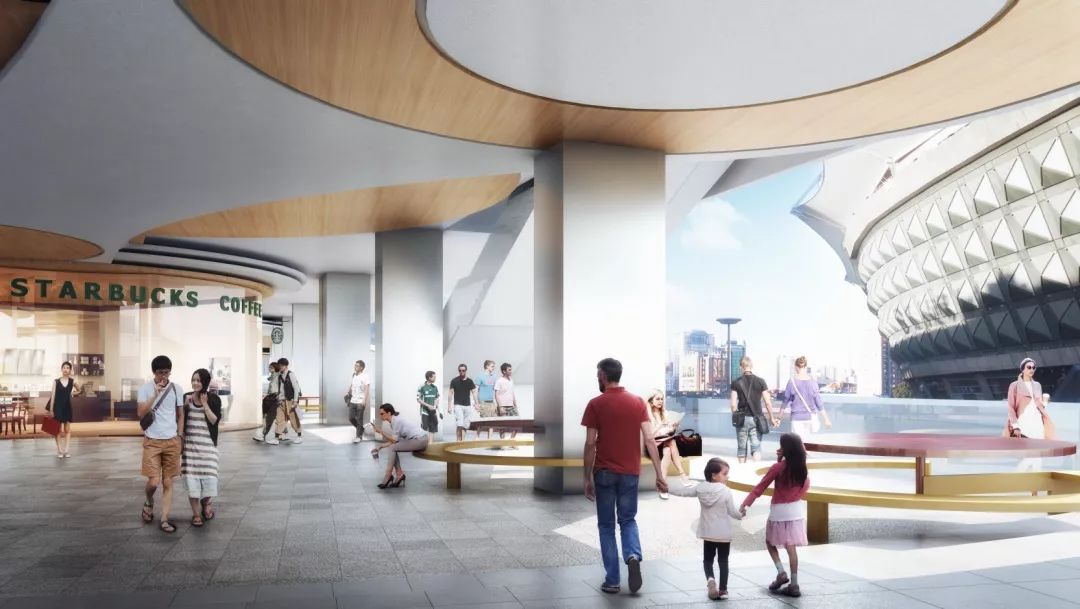 “活力纽带”焕活桥下空间-虹口足球场站桥下空间设计