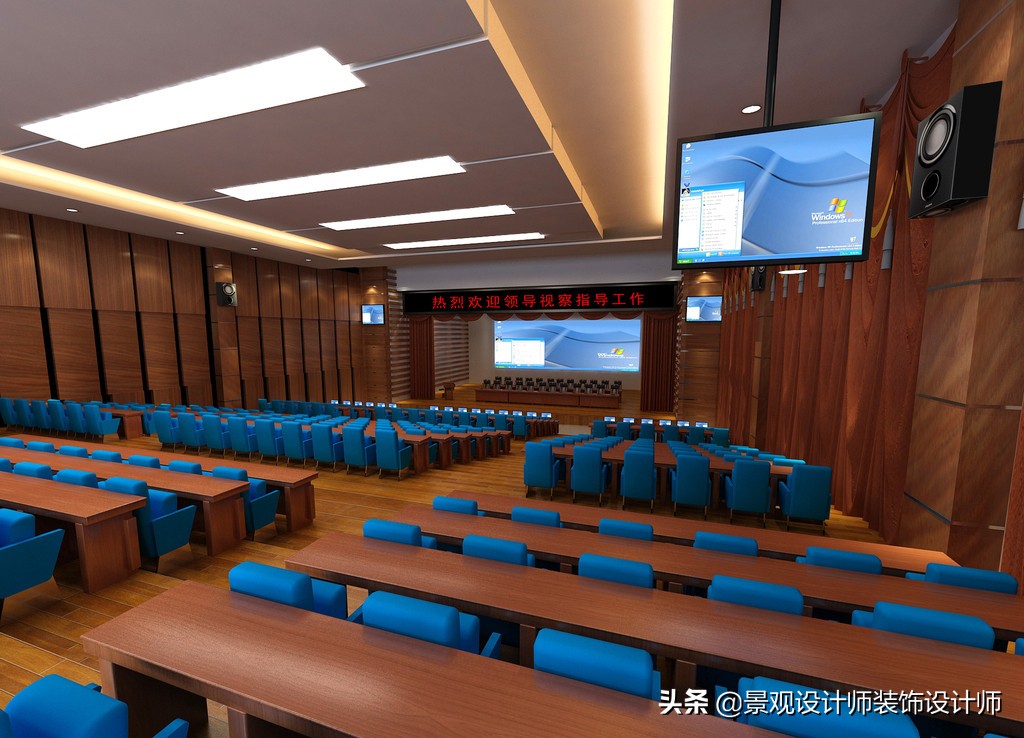 多功能厅设计案例参考图,家庭多功能厅装修效果图