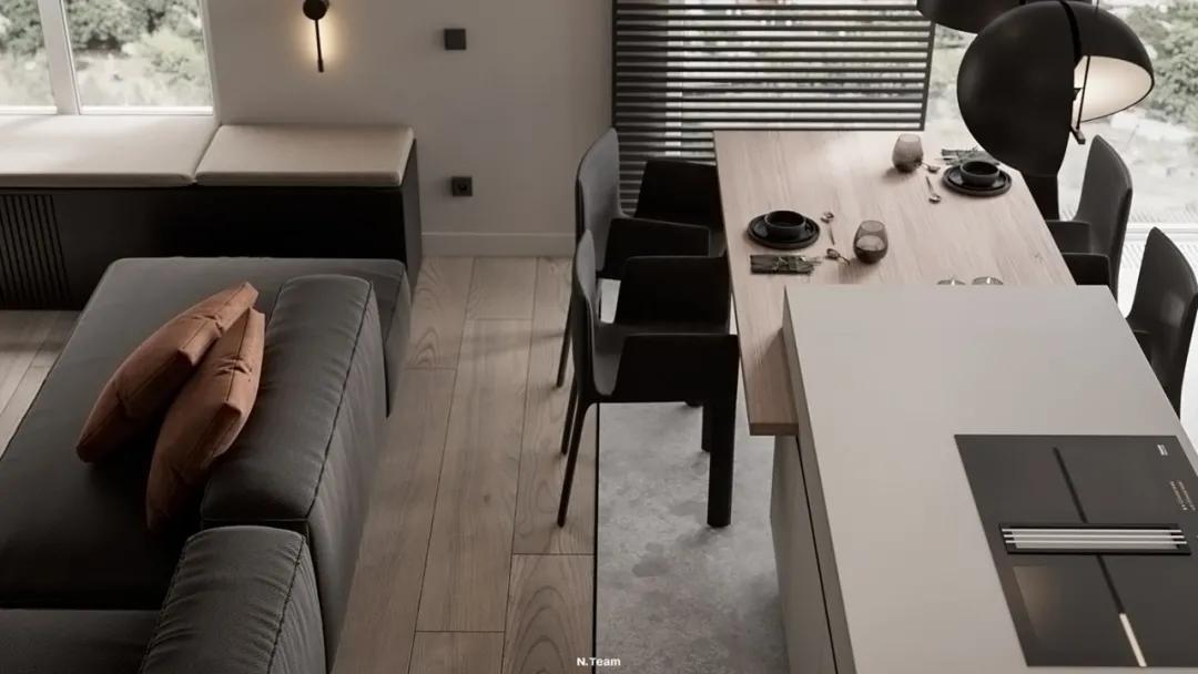 书桌极简又舒适,越舒适越有高级感