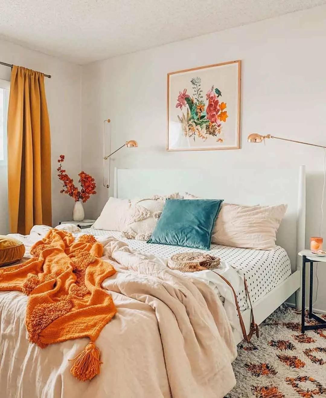 冬天取暖，卧室要选对抱枕、地毯，30张ins美图拿去抄