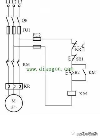 时控开关控制接触器自锁接线图,接触器自锁和互锁路灯