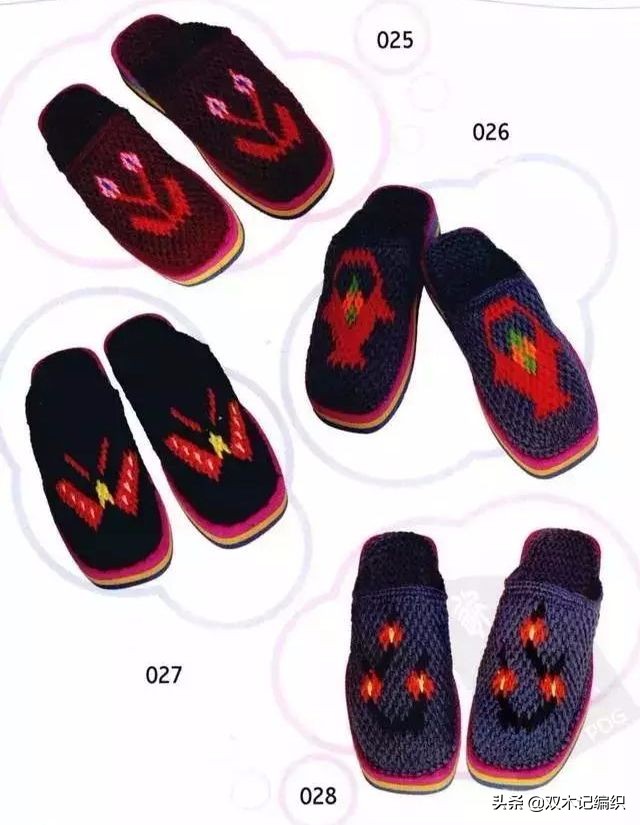 手工拖鞋40码无花样拖鞋编织教程,夏河颜毛线拖鞋中间花样编织视频