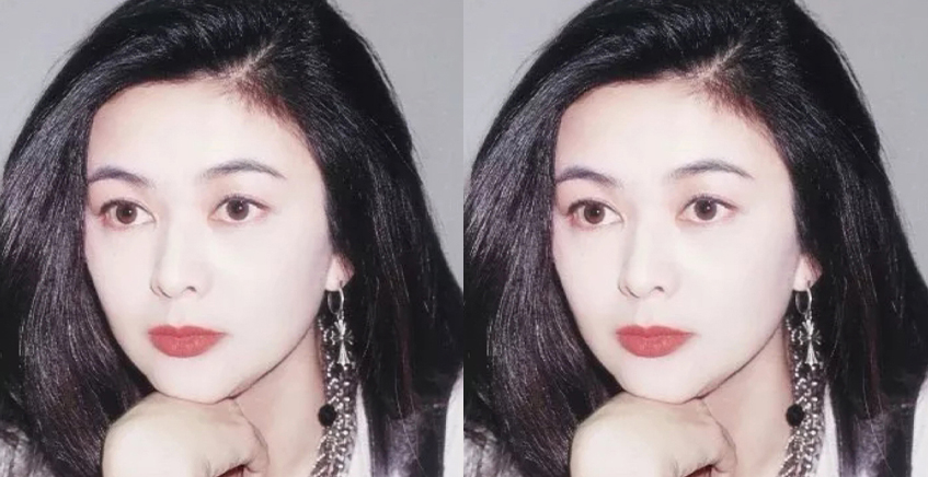 关之琳港风复古盘发,港风妆容化妆教程关之琳