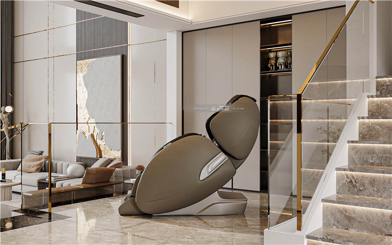 500平米高端轻奢装修,现代轻奢大宅风格效果图