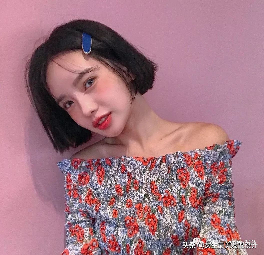 少女心爆棚的中短发,学生党能扎起来的短发推荐