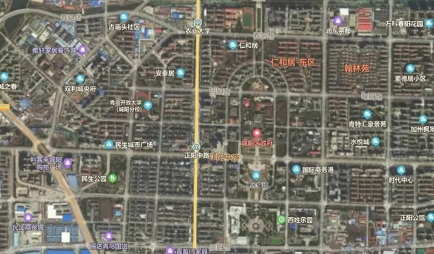 城阳西北部片区2021年规划图,城阳区28个重点项目