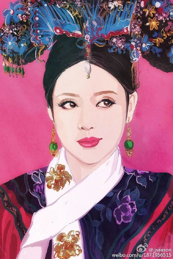 精美水墨插画,那些浪漫的水墨画插画