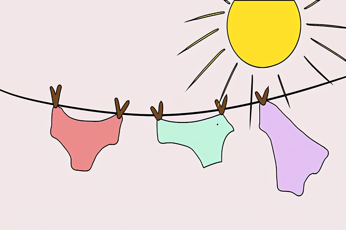 短裤上有黄色的分泌物怎么回事,女性女裤有黄渍怎么回事