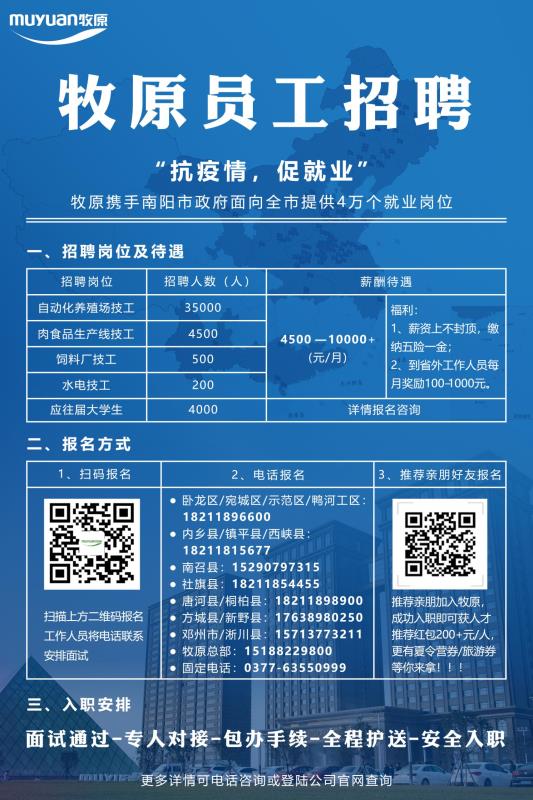 牧原股份月薪2万元招聘,牧原股份扩大养猪规模