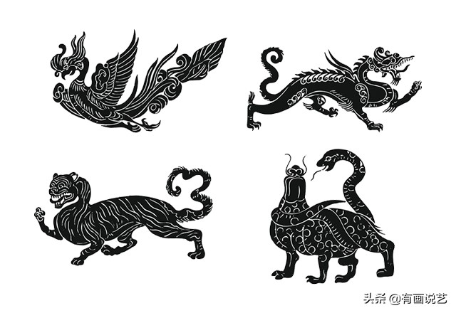 四大神兽之中白虎的绝招,玄武和白虎谁是凶兽