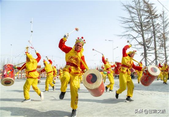 甘肃兰州新区社火表演图片,2019年兰州新区社火大比赛