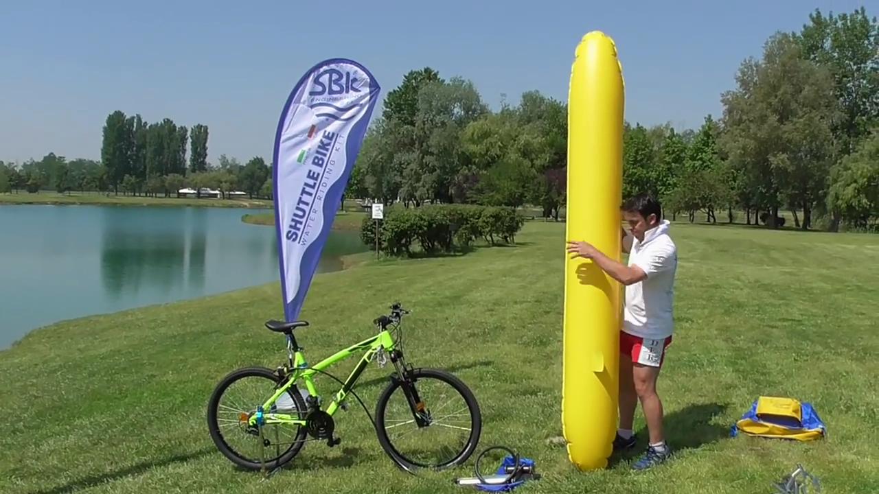 可以轻功水上漂的自行车,让自行车在水上骑行用的东西