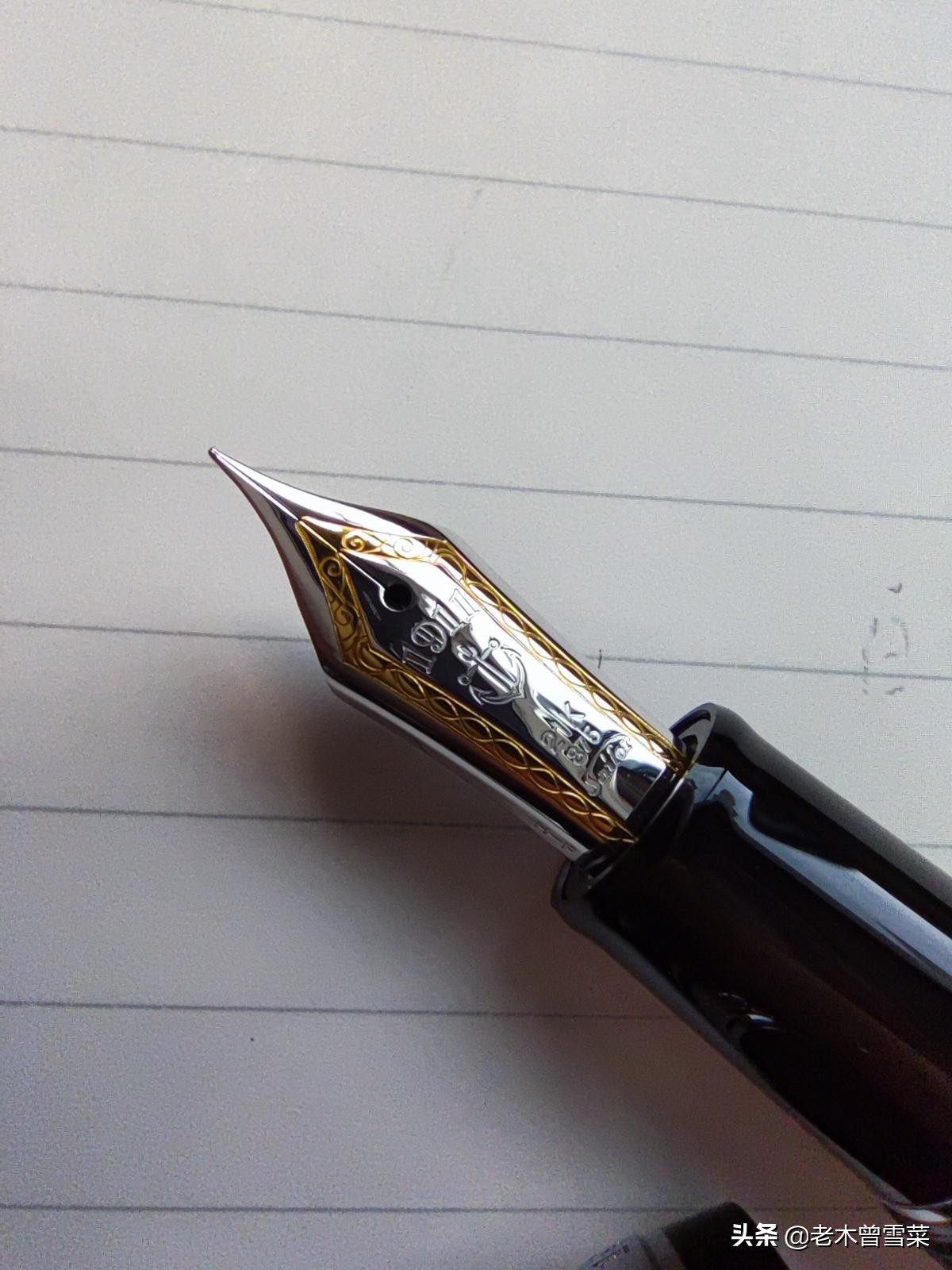 比较细的金尖钢笔,黄色笔尖和金尖钢笔区别