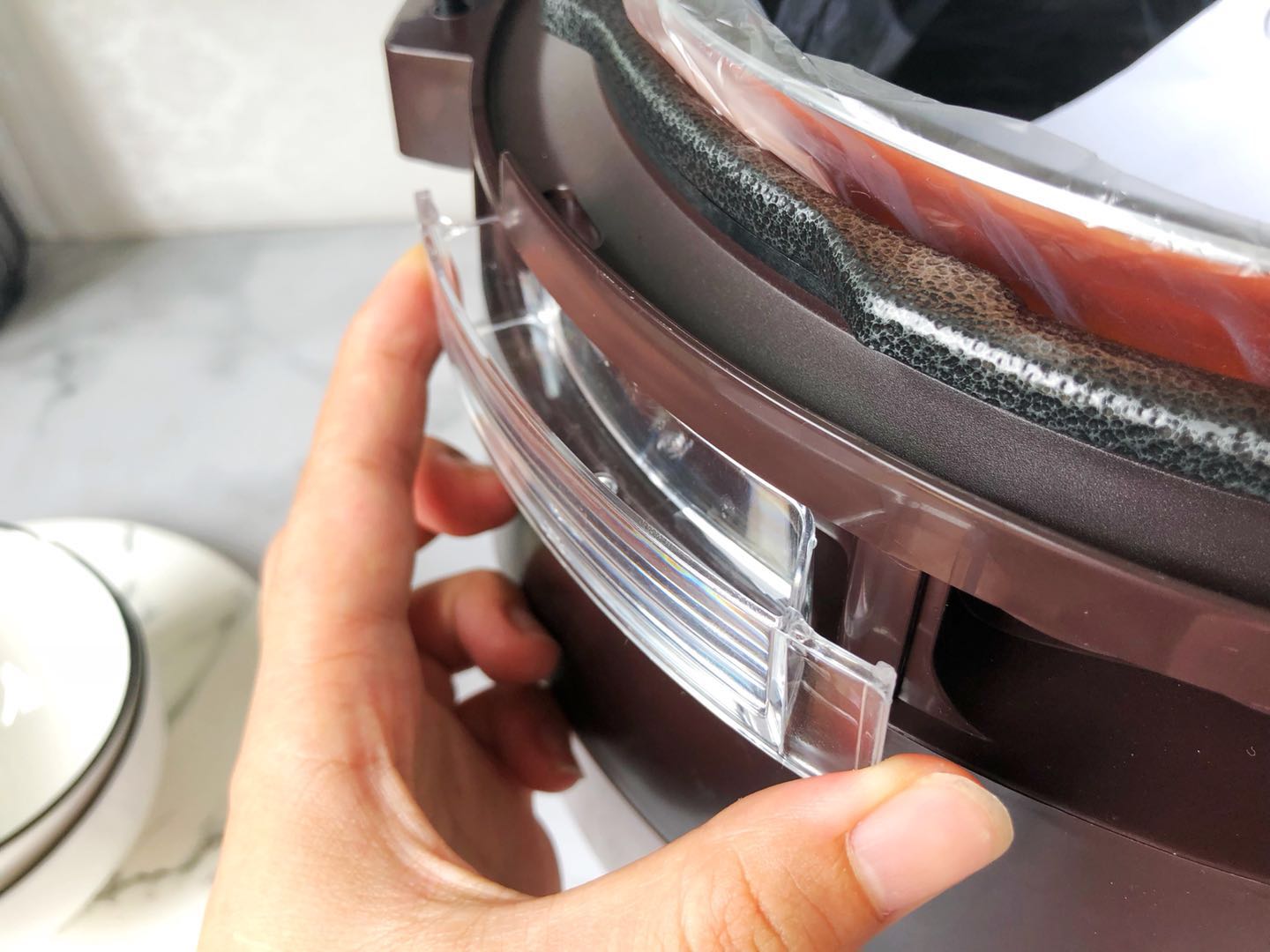 美的圆釜灶的电压力锅,美的电压力锅精钢厚釜炖肉