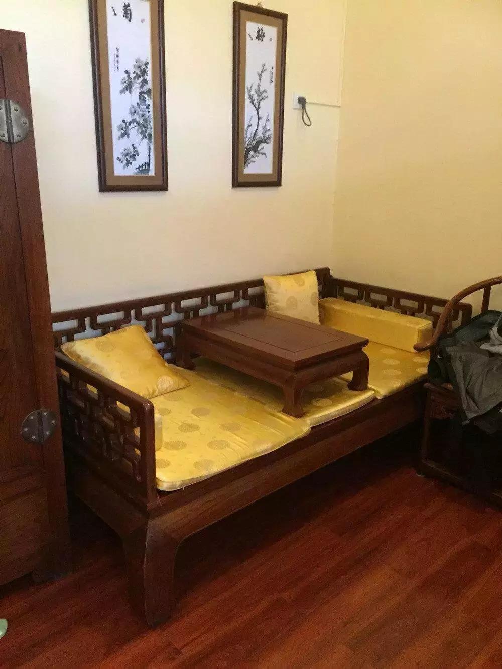 实木沙发罗汉床古典,古家具罗汉床