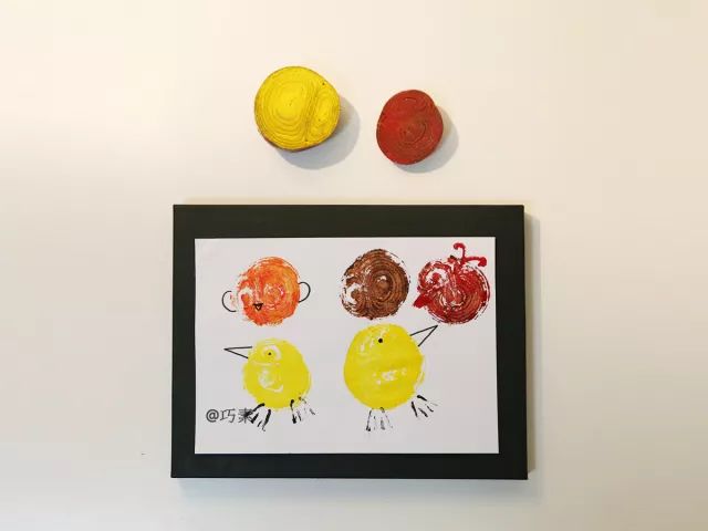 印染手工制作,印染拓印画