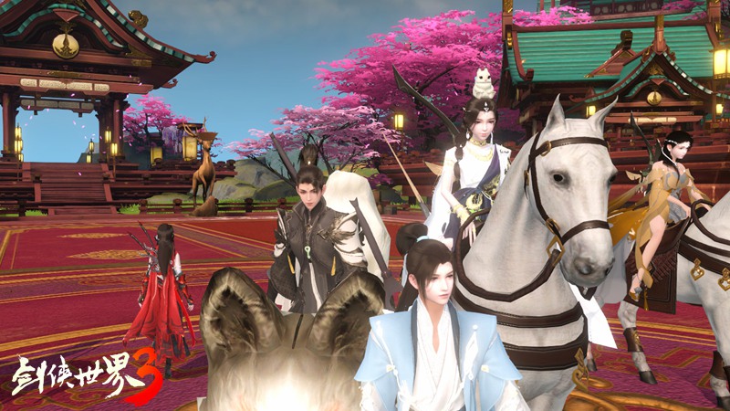 《剑侠世界3》iOS测试今日开启热血家族宣传片曝光