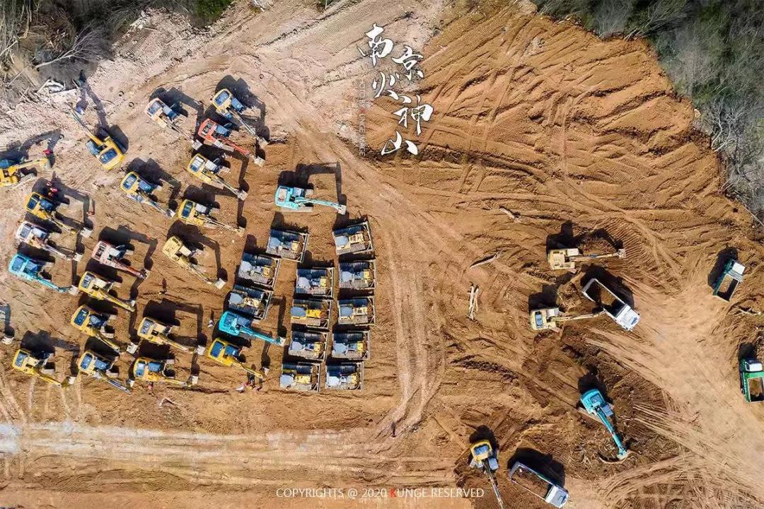 火神山观看,看火神山医院建设