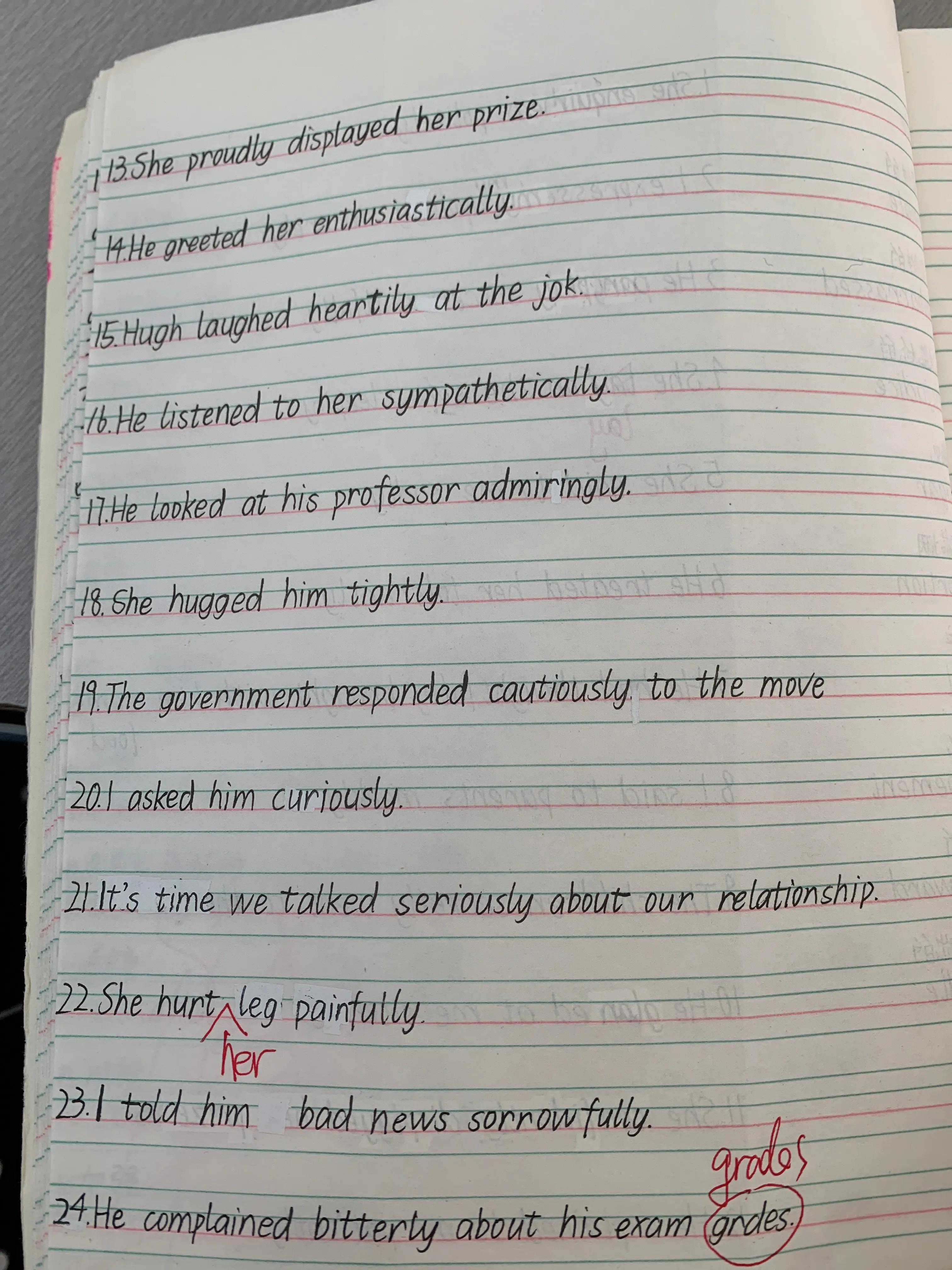 浙江高考英语读后续写作文高级词汇练习第一课《高级副词（1）》