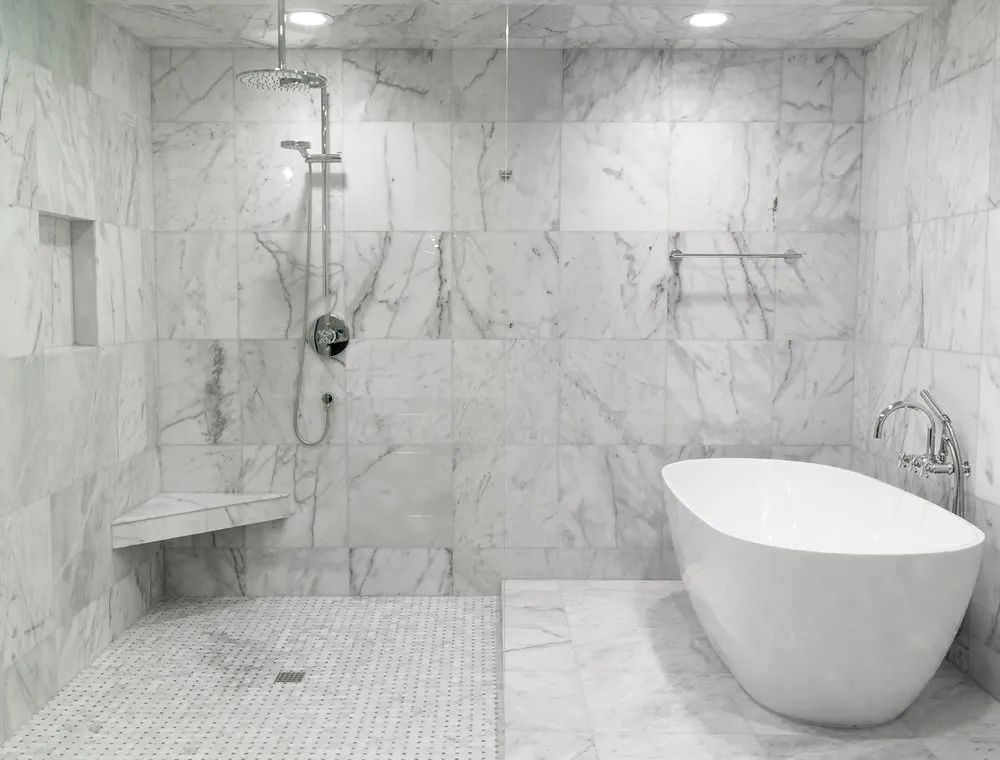 最简易的干湿分离淋浴间,淋浴区干湿分离