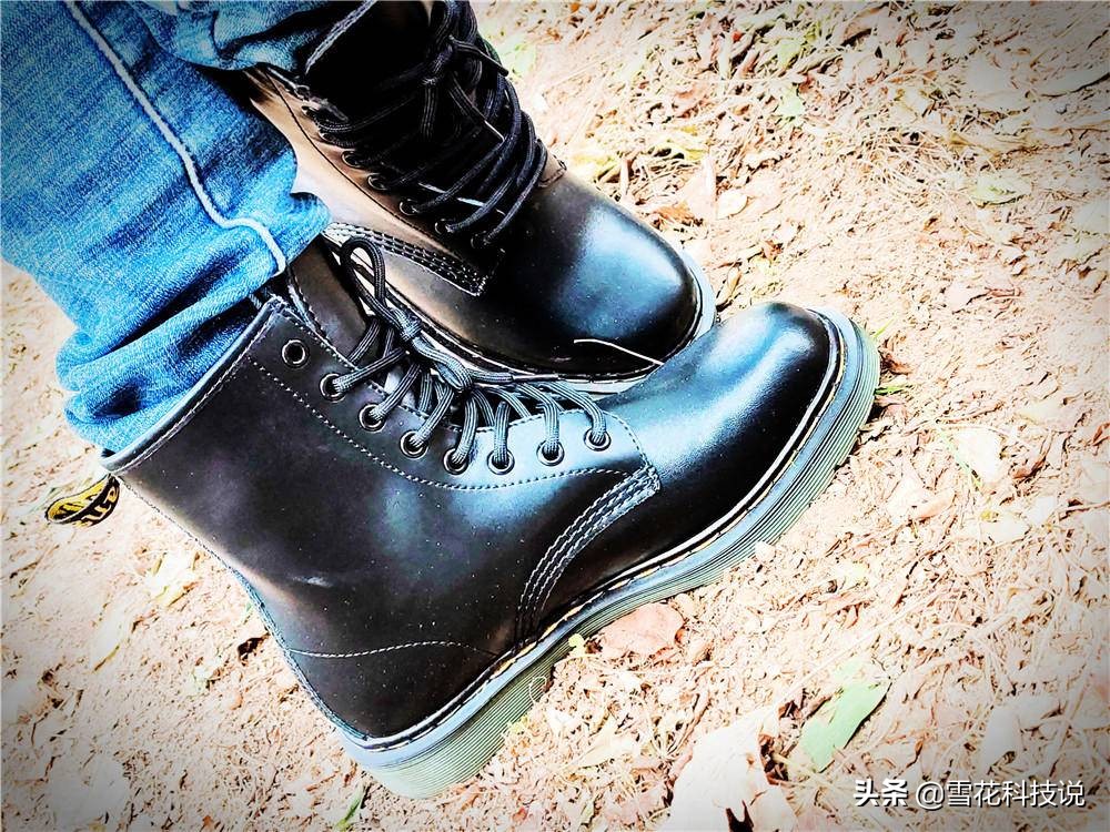 防水防油污马丁靴,经典哑光软皮马丁靴