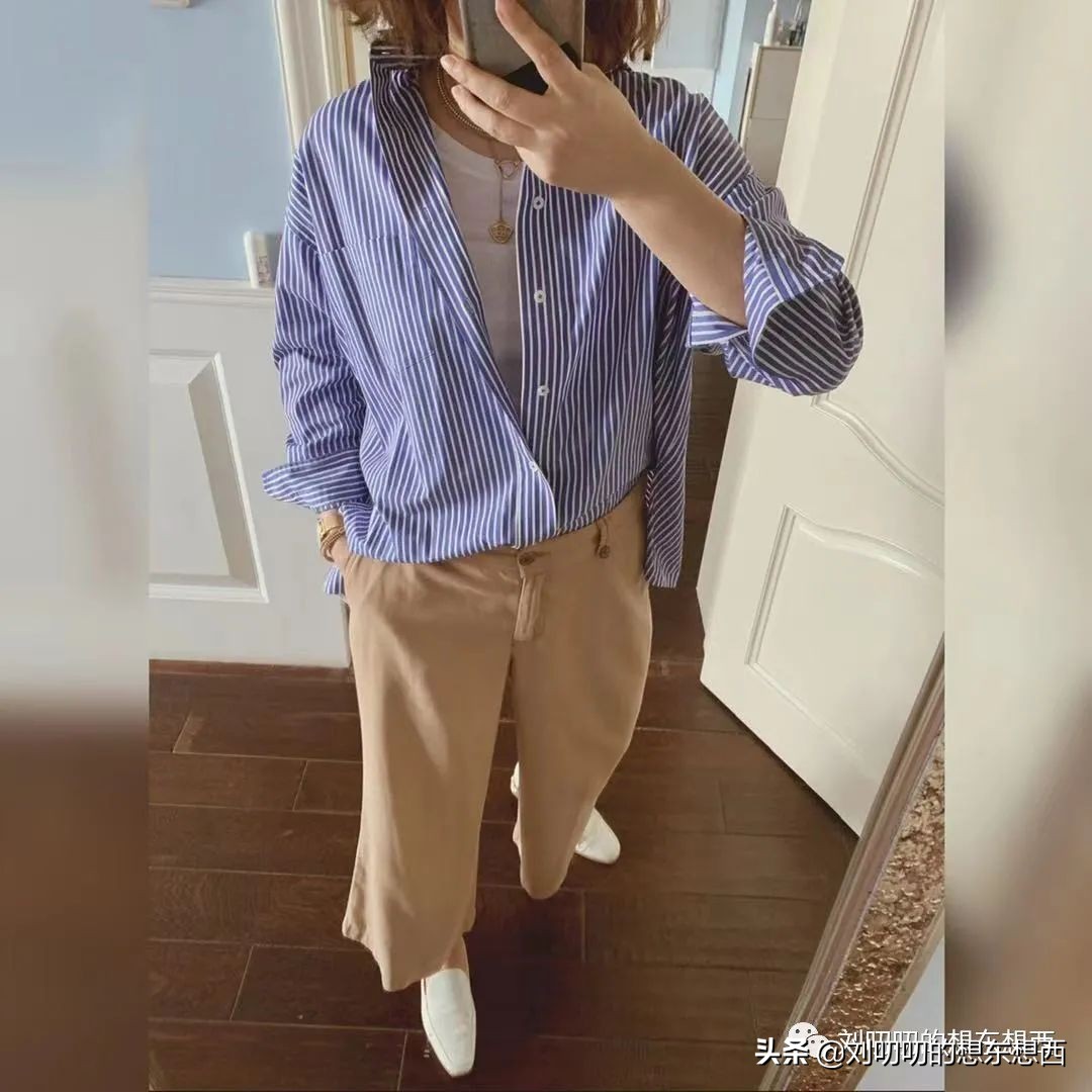 清新亮丽的穿搭,清新蓝穿搭