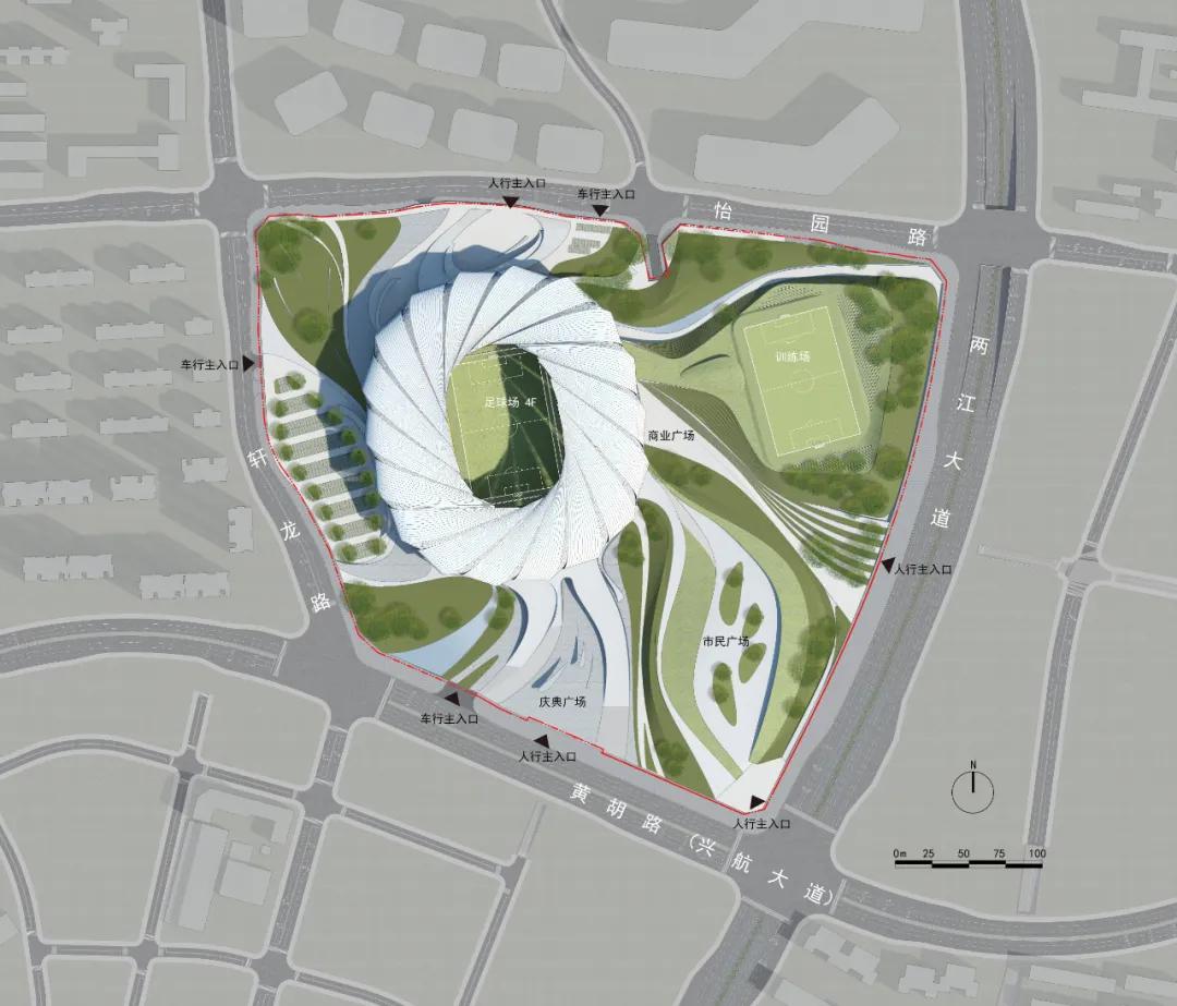 重庆龙兴足球场结构,重庆龙兴专业足球场设计