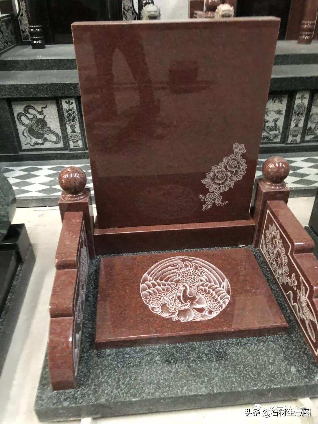 墓碑石材产地及价格,100种墓碑图片