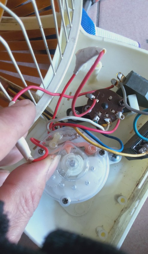 250毫米台式风扇的内部构造（不带电源板，一）