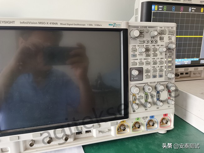 是德DSO-X4054A/MSO-X4104A示波器开机死机维修案例