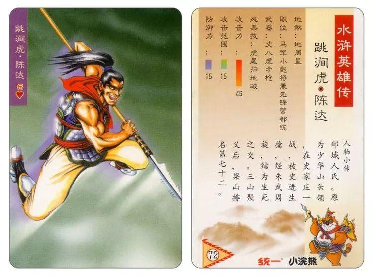 小时候收集水浒卡片,还记得小时候收藏的水浒卡吗