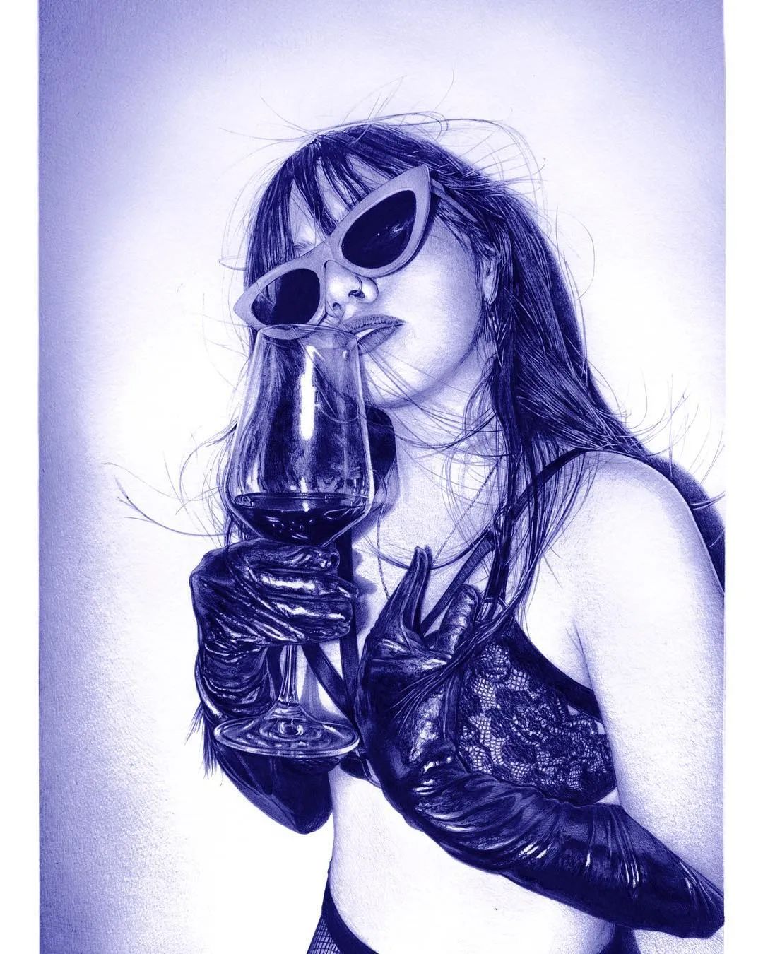 笔尖下的女人火辣性感身材,一天时间7000万*放播**量,网友围观