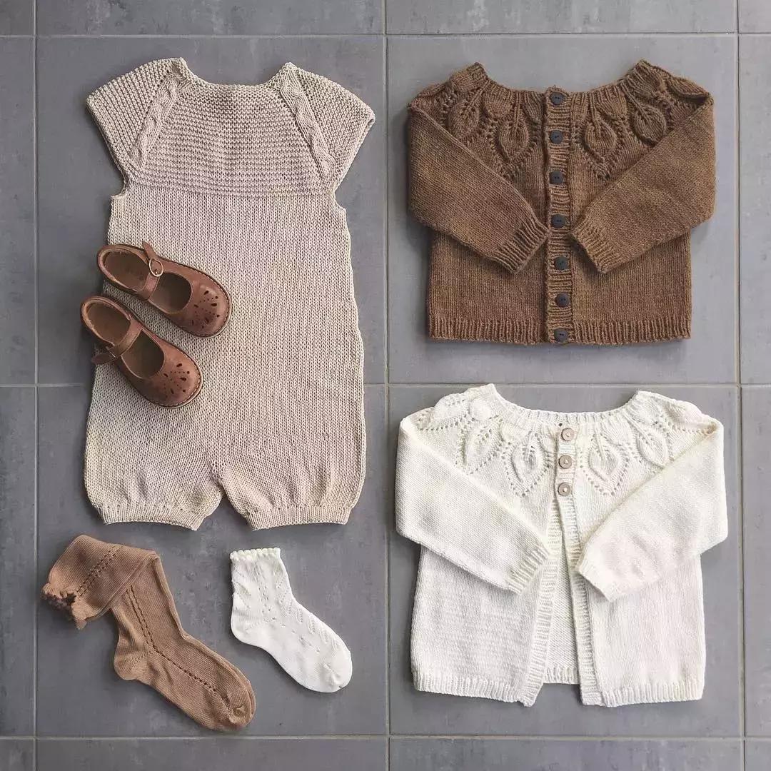 超漂亮宝宝连体衣编织教程,编织简单温暖的宝宝衣服中文版