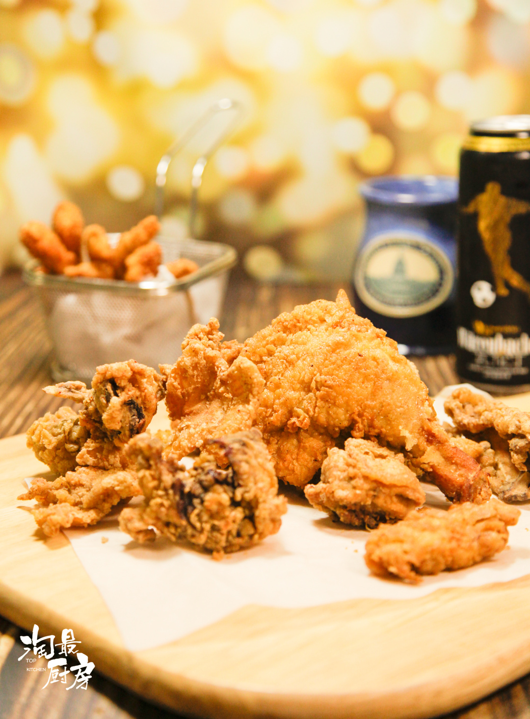 炸鸡一口一个韩国,炸鸡一口一个带酱料韩国版