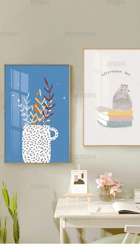 我图网官网玄关装饰画,小清新装饰画