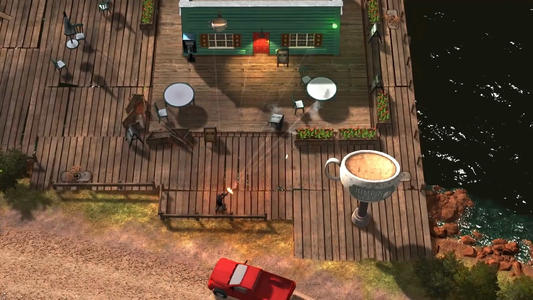 游戏主角逃跑的场景,主角一直在逃亡的游戏