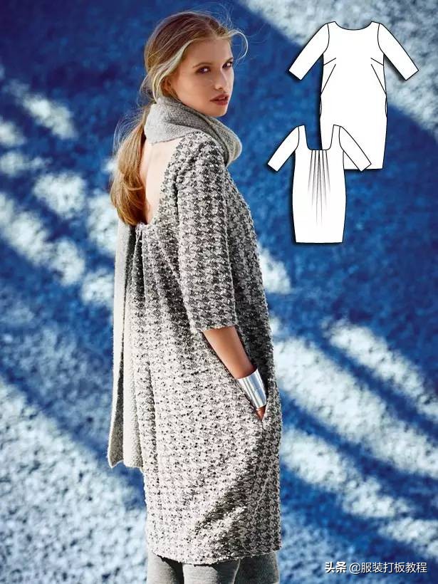 时装设计图手绘教程,服装制版图案大全