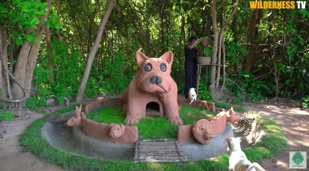 花三年建宠物乐园,花20万给狗打造乐园