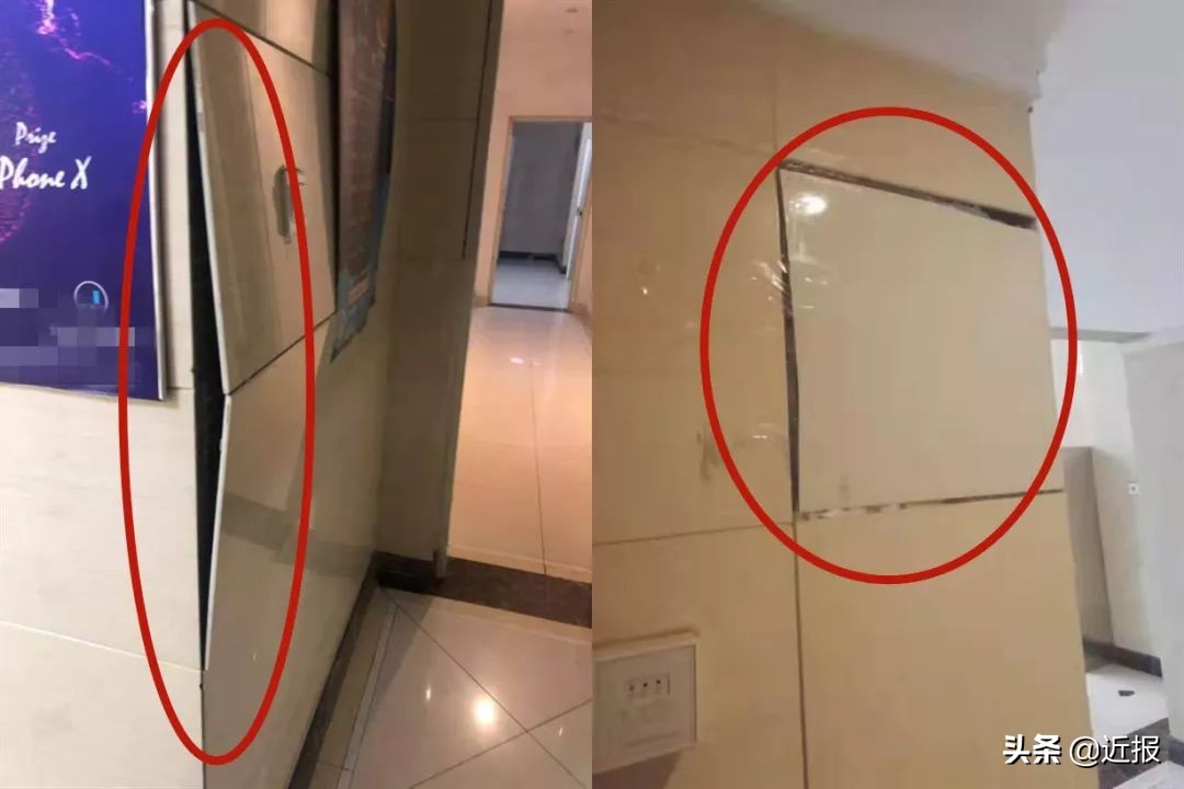 济南一小区，墙砖开裂用胶带粘？闸机坏了换塑料管！？业主：物业太有才了……