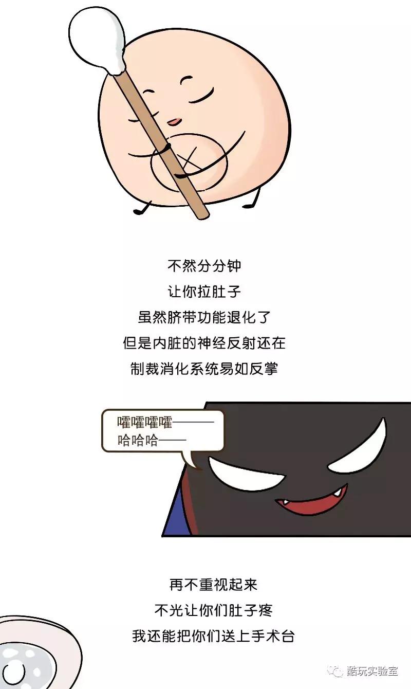 人类身上的第一道疤痕---肚脐眼，好神奇！（漫画）