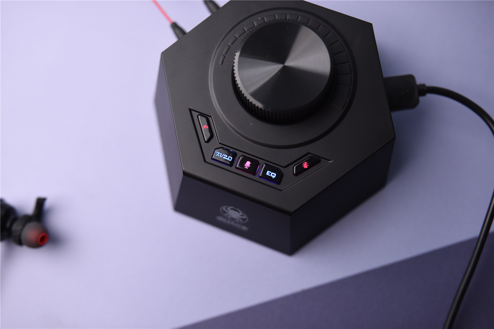 娱乐吃鸡两不误——浦记G50+GameDSP虚拟7.1游戏耳机套装简单开箱