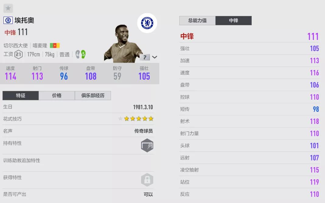 fifaol4切尔西大使卡测评,fifaonline4阵容推荐
