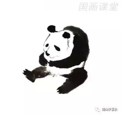 教你画大熊猫水彩画,黑色与白色的大熊猫怎么画才好看