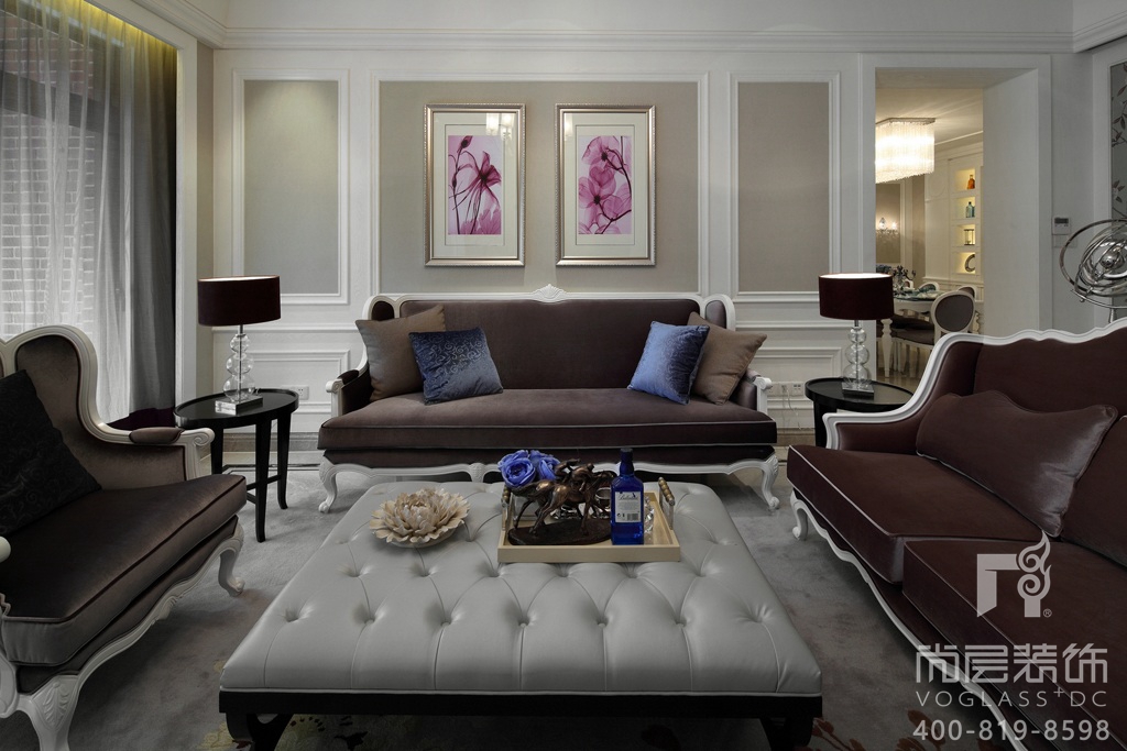 260平方大平层装修简美,尚层国际别墅装饰