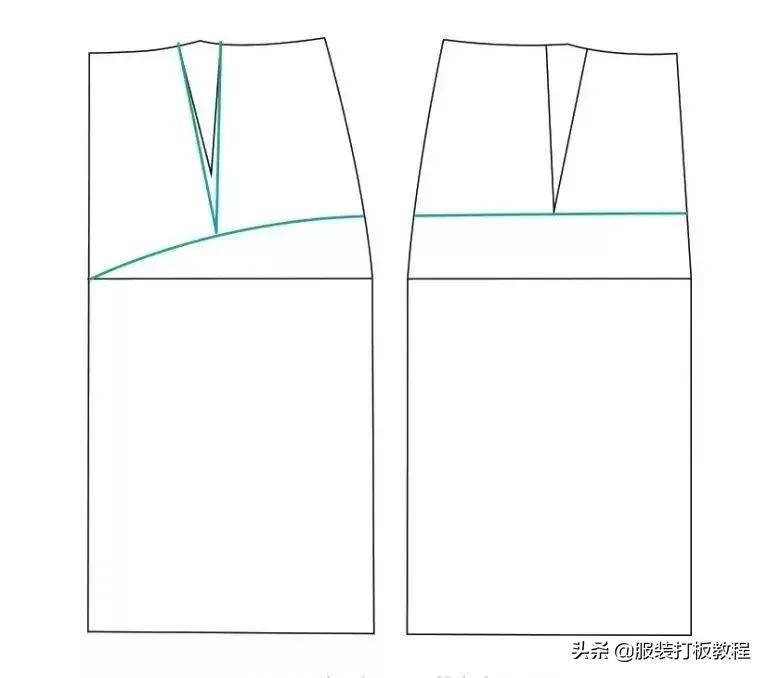 连衣裙制版纸样图纸,原型裙cad制版