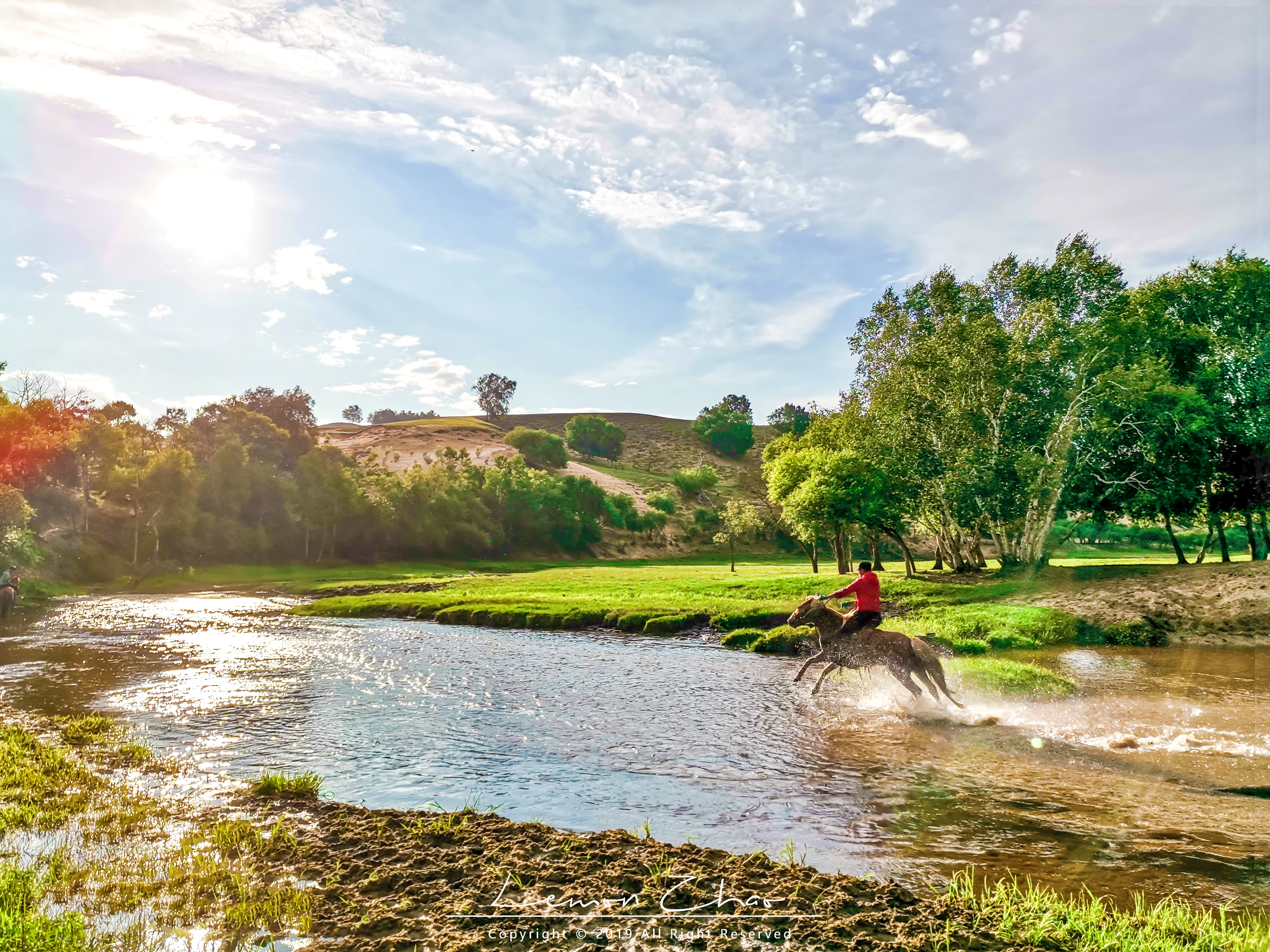 南方人内蒙古骑马体验,南方游客偶遇内蒙古牧民